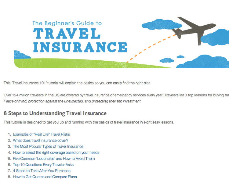 Book Printing Instant Quote: Travel Health Insurance Quotes