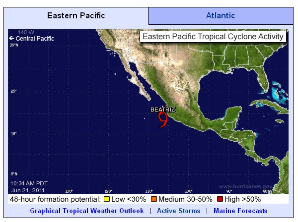 Tropical Storm Beatriz