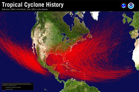 Tropical cyclone history