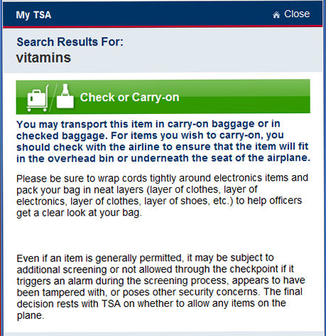 tsa-vitamin-search