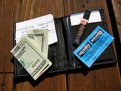 Items to remove from your wallet before trave