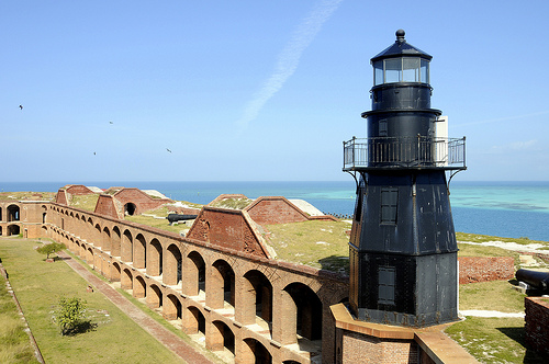 Garden Key Lighthouse - Fort Jefferson, Florida (the Dry Tortugas)