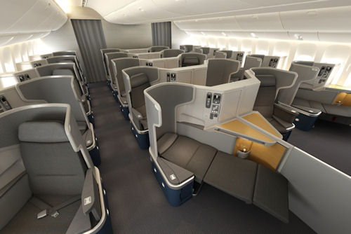 American Airlines Business Class Seat